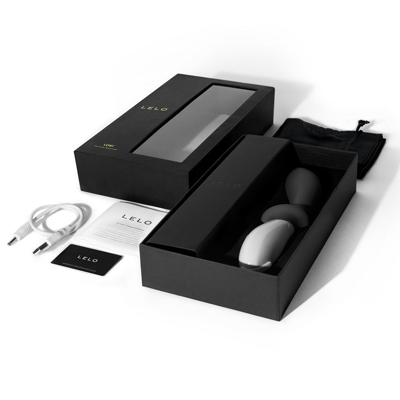 LELO - VIBRADOR PROSTÁTICO LOKI PRETO