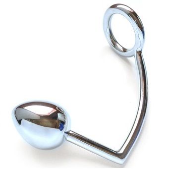 Metal Duro - Anel Com Gancho Anal 50MM