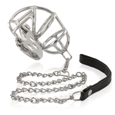 METAL HARD - ANEL DE CASTIDADE EM METAL COM CORREIA - Sex Shop Sexy