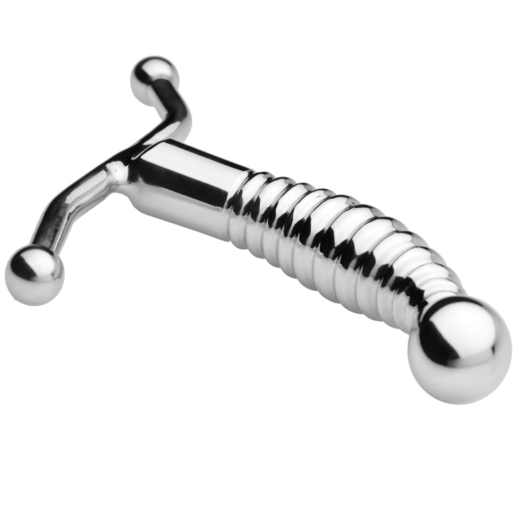 METAL HARD - MASSAGEADOR PROSTÁTICO EM AÇO - Sex Shop Sexy