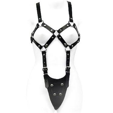 LEATHER BODY - BODY EXPOSTO MULHER - Sex Shop Sexy