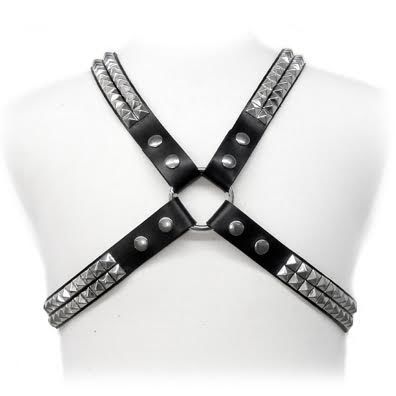 LEATHER BODY - ARNÊS PYRAMID STUD - Sex Shop Sexy