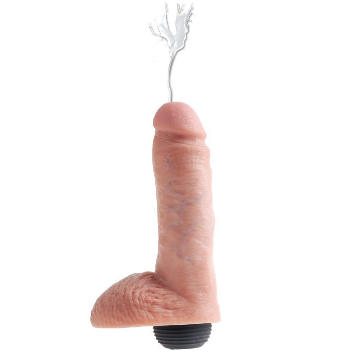 KING COCK - PÉNIS REALISTA EJACULADOR NATURAL 20,32 CM - Sex Shop Sexy