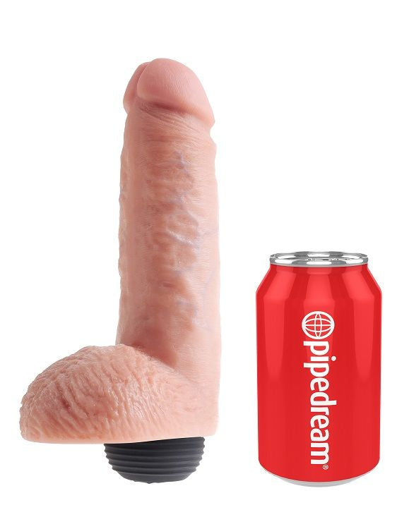 KING COCK - PÉNIS REALISTA EJACULADOR NATURAL 20,32 CM - Sex Shop Sexy