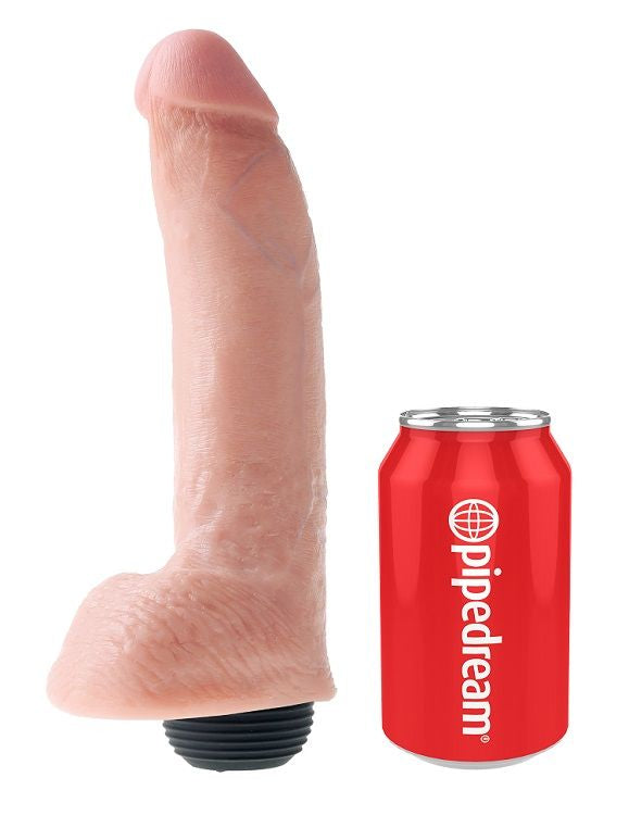 KING COCK - PÉNIS REALISTA EJACULADOR NATURAL 22,86 CM - Sex Shop Sexy
