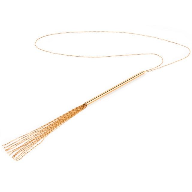 BIJOUX - MAGNIFIQUE COLAR / CHICOTE DE CORRENTES METÁLICAS - Sex Shop Sexy
