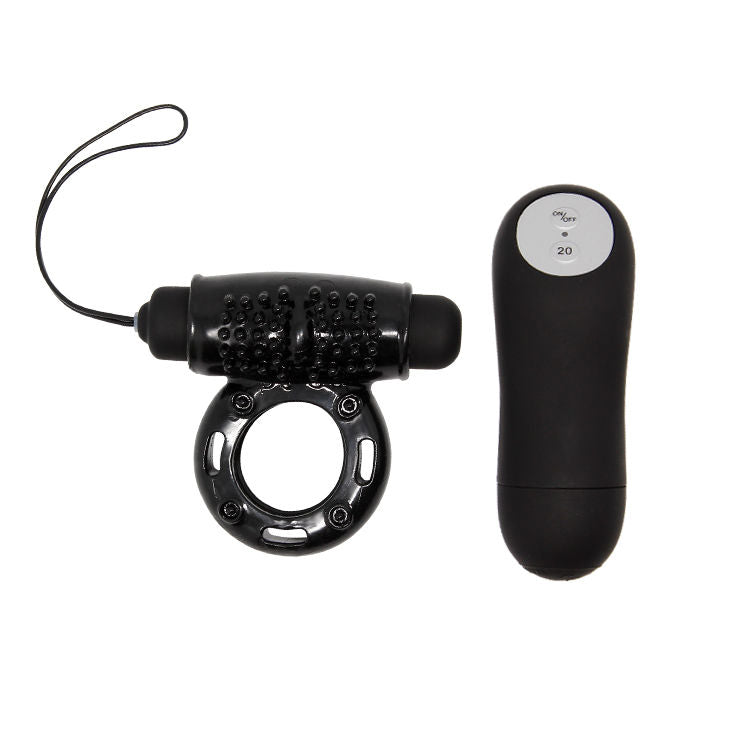 BAILE - ANEL COM CONTROLO REMOTO NEGRO 20V - Sex Shop Sexy