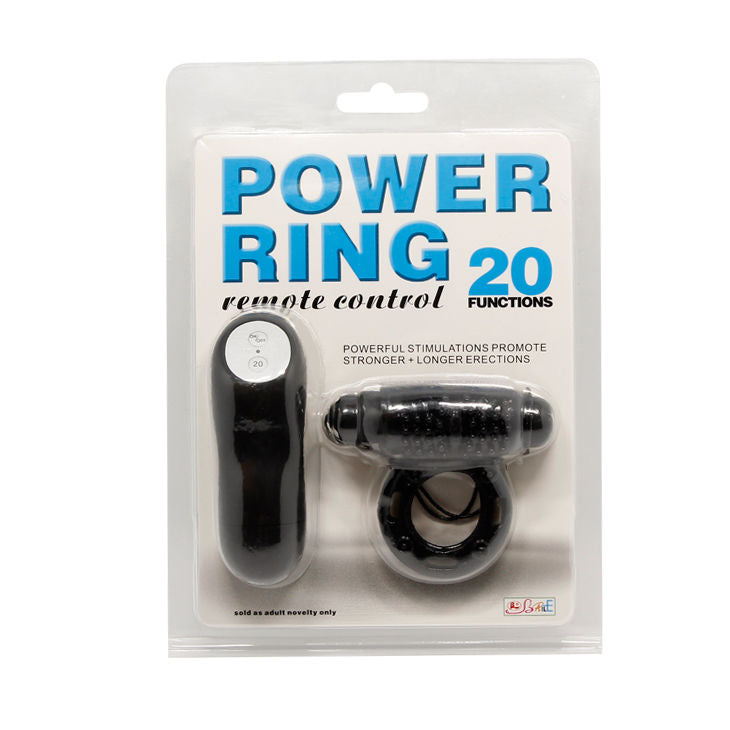 BAILE - ANEL COM CONTROLO REMOTO NEGRO 20V - Sex Shop Sexy
