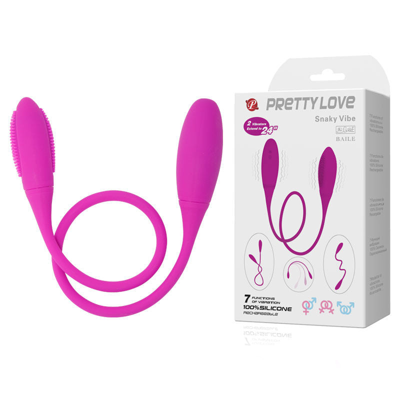 PRETTY LOVE - SNAKY DELUXE VIBRADOR 7 V - Sex Shop Sexy