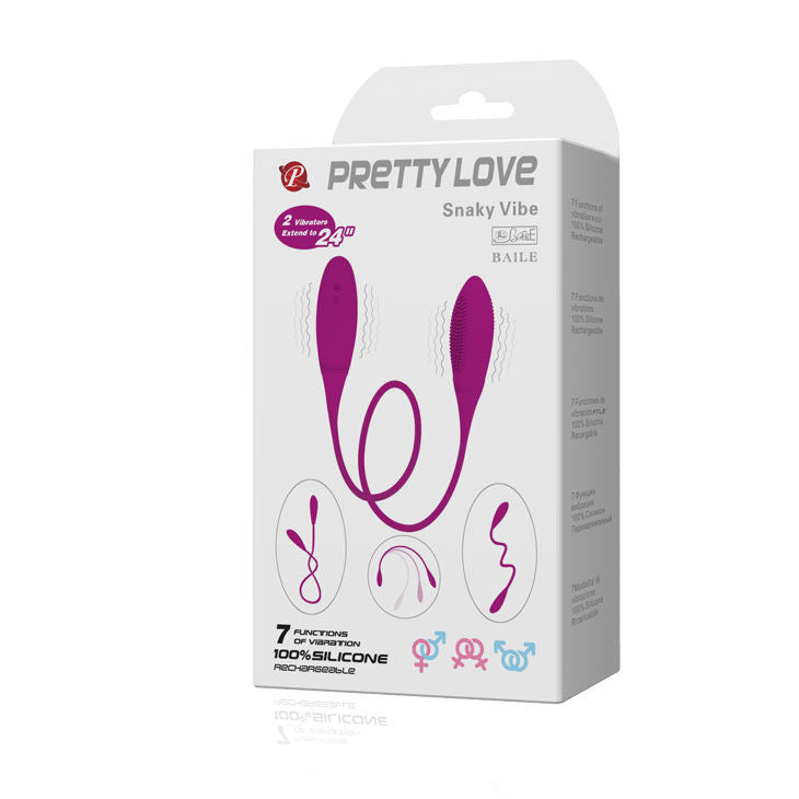 PRETTY LOVE - SNAKY DELUXE VIBRADOR 7 V - Sex Shop Sexy