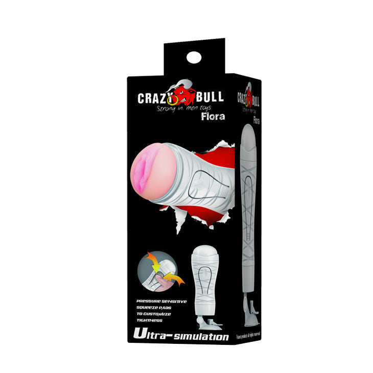 CRAZY BULL - FLORA VAGINA COM BASE MASTURBADOR - Sex Shop Sexy
