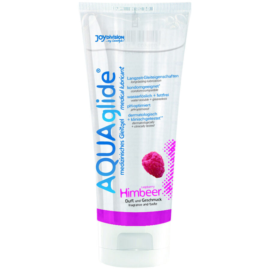 JOYDIVISION AQUAGLIDE - LUBRIFICANTE SABOR FRAMBOESA 100 ML - Sex Shop Sexy