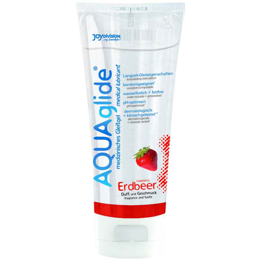 JOYDIVISION AQUAGLIDE - LUBRIFICANTE SABOR MORANGO 100 ML