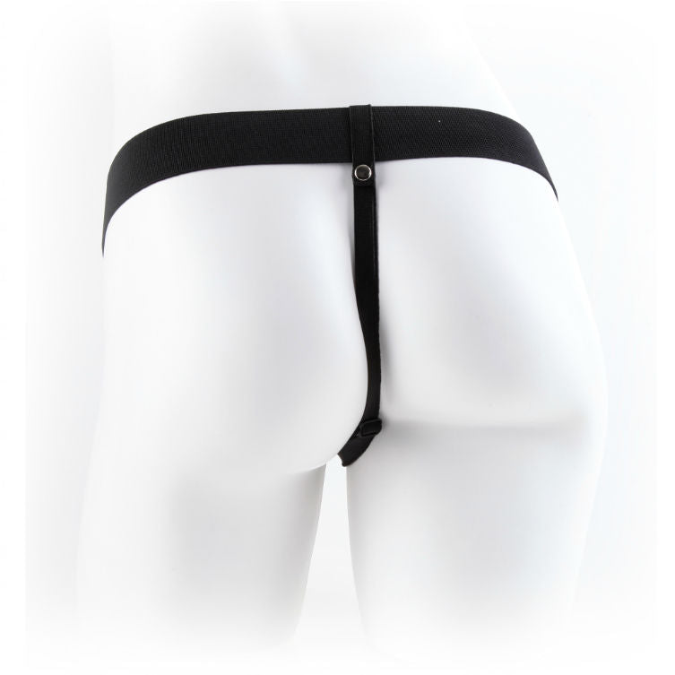 FETISH FANTASY SERIES - ARNÊS OCO COM TESTÍCULOS 22.9 CM TOM NATURAL - Sex Shop Sexy