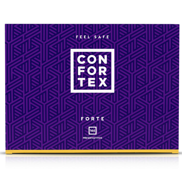 CONFORTEX - CONDONES NATURE FORTE 144 UNIDADES