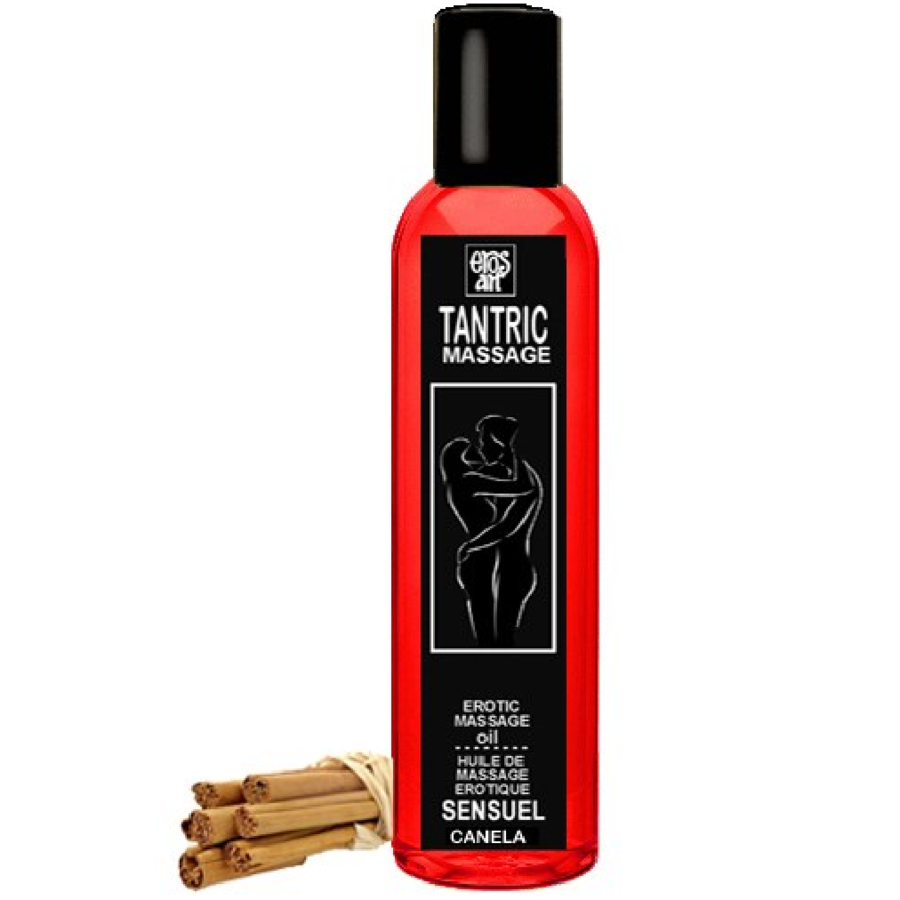 EROS-ART - ÓLEO DE MASSAGEM TÂNTRICO NATURAL E AFRODISÍACO CANELA 30 ML - Sex Shop Sexy