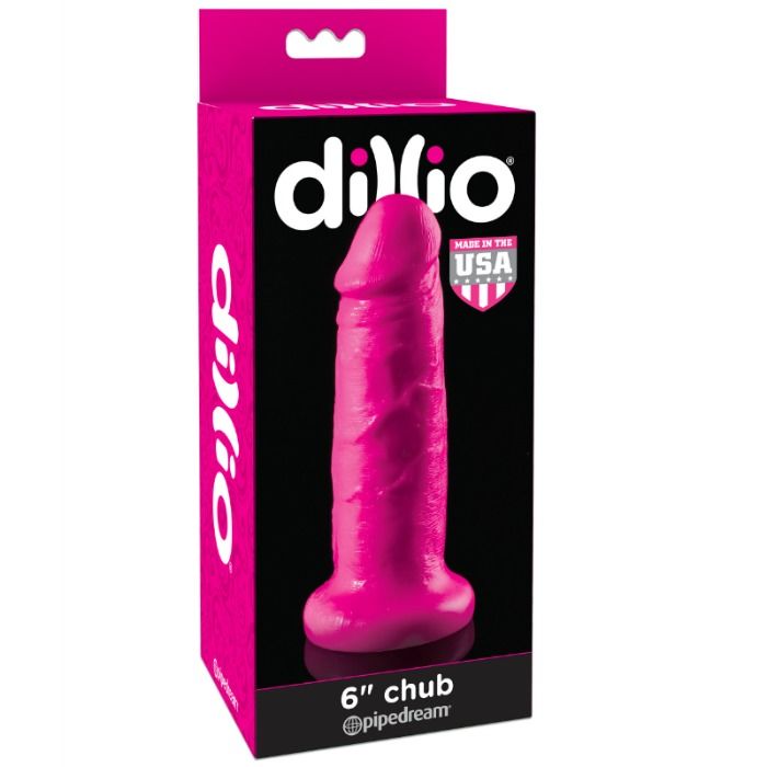 DILLIO - DILDO COM VENTOSA CHUB 15.2 CM ROSA - Sex Shop Sexy