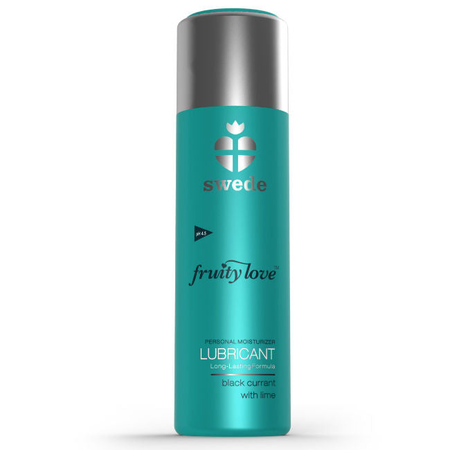 SWEDE - FRUITYLOVE LUBRIFICANTE GROSELHA NEGRA E LIMA 100 ML - Sex Shop Sexy