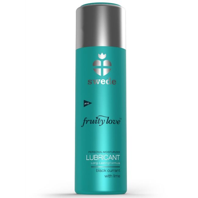SWEDE - FRUITYLOVE LUBRIFICANTE GROSELHA NEGRA E LIMA 50 ML - Sex Shop Sexy