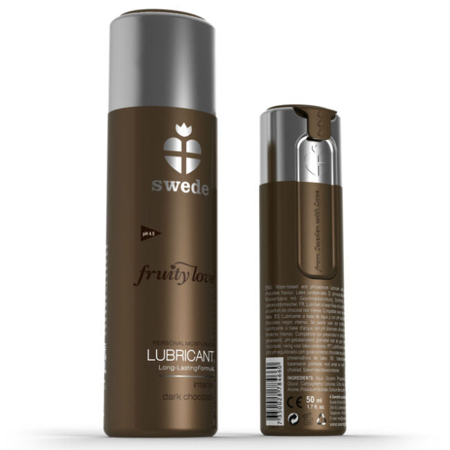 SWEDE - FRUITY LOVE LUBRIFICANTE CHOCOLATE NEGRO 50 ML - Sex Shop Sexy