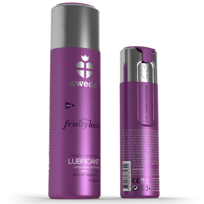 SWEDE - FRUITY LOVE LUBRIFICANTE FRAMBOESA E ACELGA VERMELHA 100 ML - Sex Shop Sexy