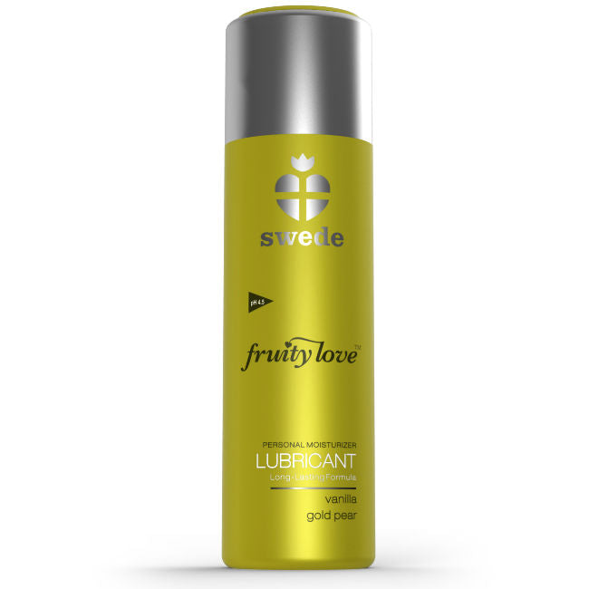 SWEDE - FRUITY LOVE LUBRIFICANTE MAÇÃ GOLDEN E BAUNILHA 100 ML - Sex Shop Sexy