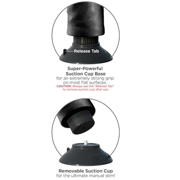 KING COCK - DILDO VIBRANTE COM TESTÍCULOS 23 CM NEGRO