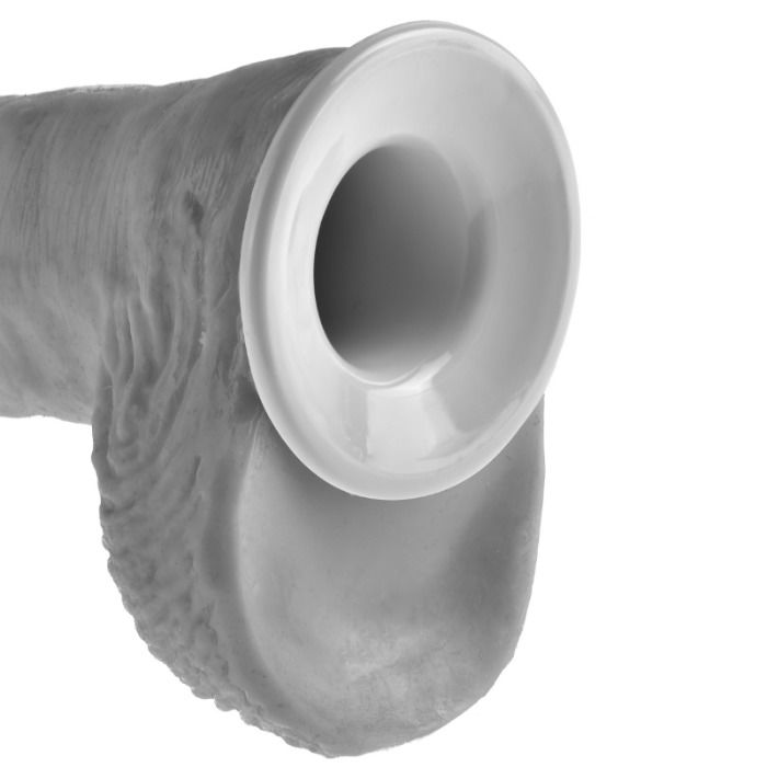 KING COCK - ARNÊS COM DILDO OCO 25.5 CM TOM NATURAL - Sex Shop Sexy