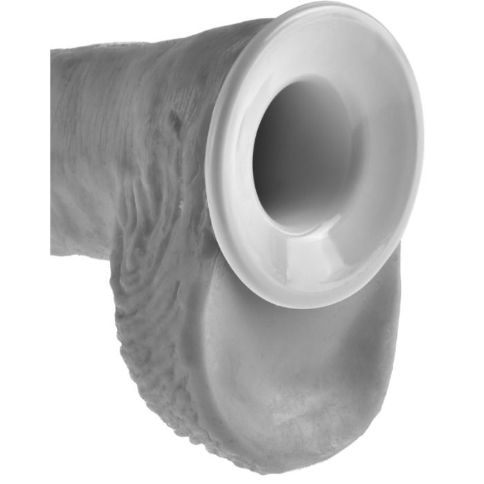 KING COCK - ARNÊS COM DILDO OCO 30.5 CM TOM NATURAL - Sex Shop Sexy