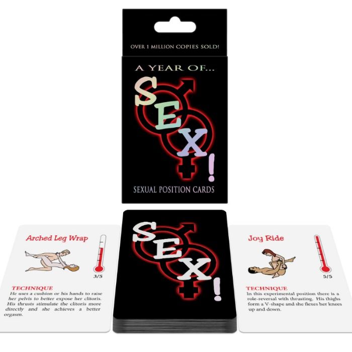 KHEPER GAMES - JOGO DE CARTAS POSIÇÕES SEXUAIS UM ANO DE... SEXO! EN - Sex Shop Sexy