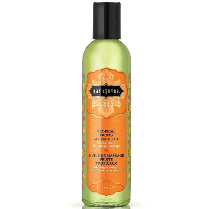 KAMASUTRA - NATURALS ÓLEO DE MASSAGEM FRUTAS TROPICAIS 236 ML - Sex Shop Sexy