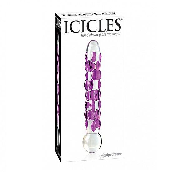 ICICLES - N. 07 MASSAJADOR EM VIDRO - Sex Shop Sexy