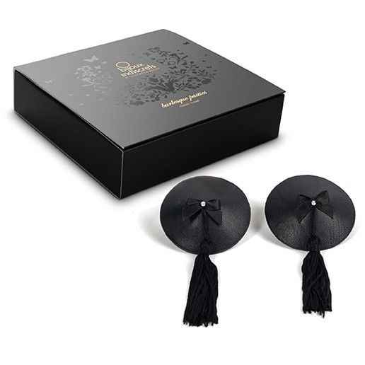 BIJOUX - BURLESQUE COBRE MAMILOS PRETO