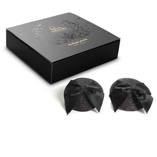 BIJOUX - BURLESQUE COBRE MAMILOS BRILHANTES COM LAÇO