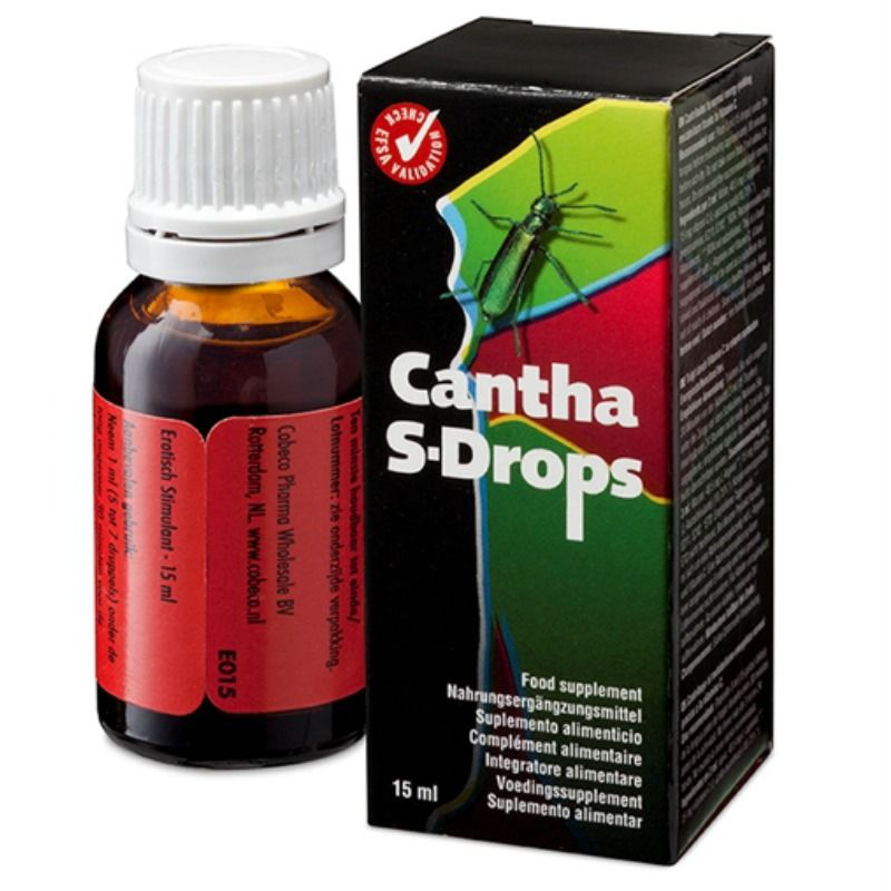 COBECO - CANTHA S-DROPS GOTAS DO AMOR 15 ML - Sex Shop Sexy