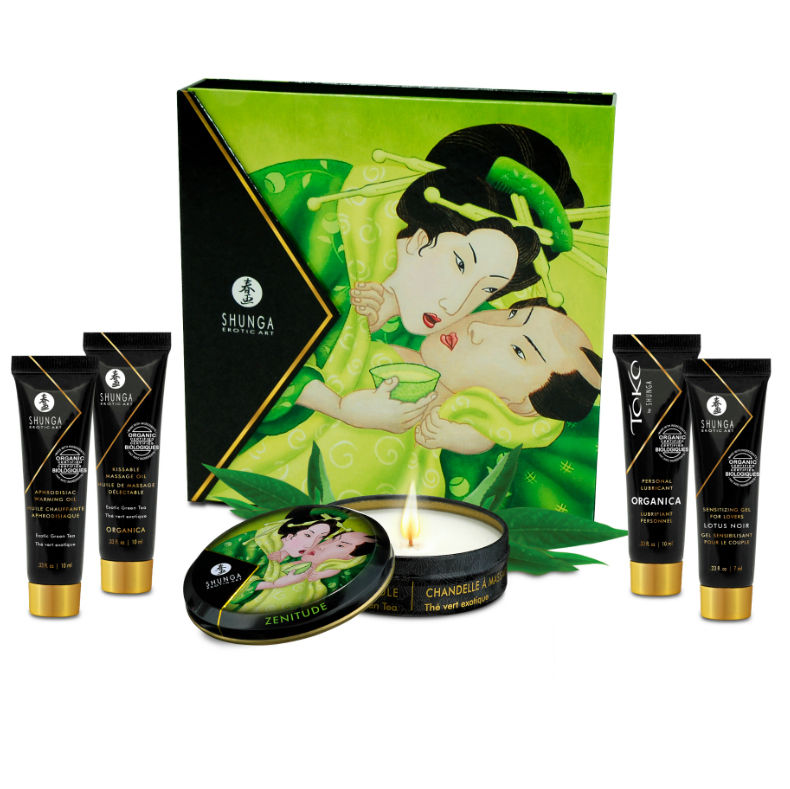 SHUNGA - KIT SECRET GEISHA CHÁ VERDE ORGÂNICO - Sex Shop Sexy