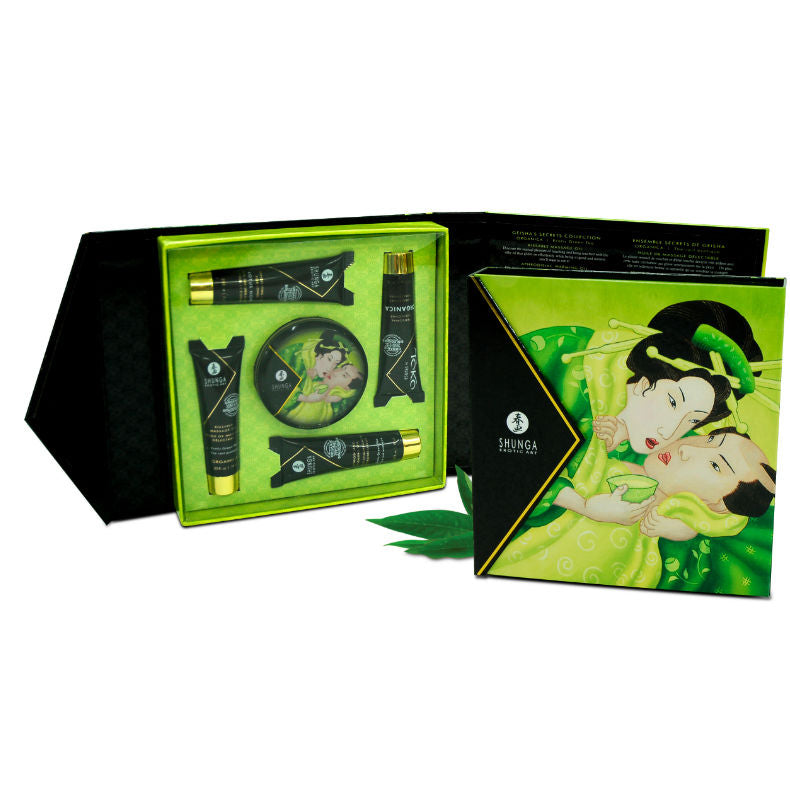 SHUNGA - KIT DE CHÁ VERDE ORGÂNICO SECRETO GEISHA