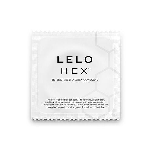 LELO - CAJA DE PRESERVATIVOS HEX 3 UNIDADES