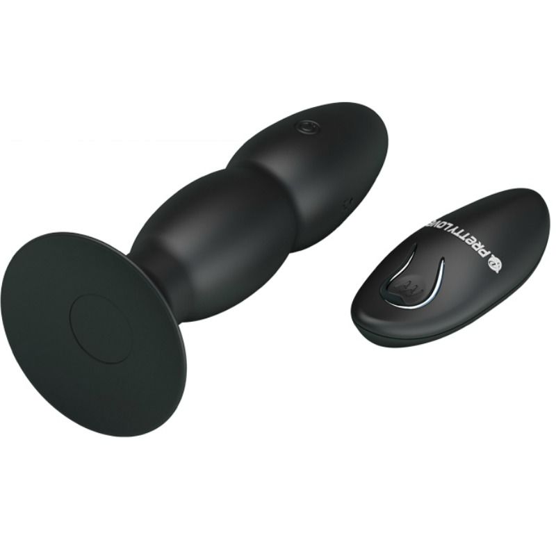 PRETTY LOVE - VIBRADOR LOVE PLUG E ROTAO POR CONTROL REMOTO