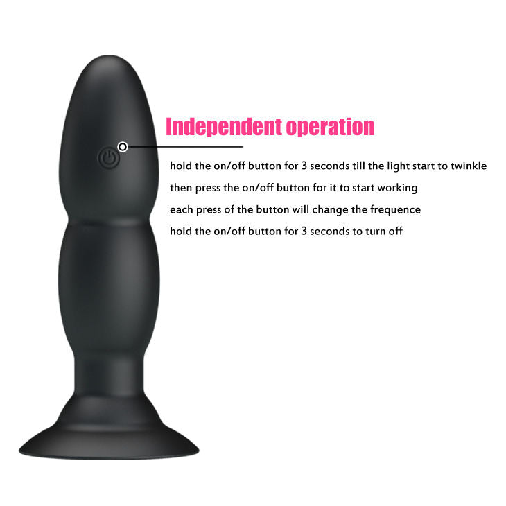PRETTY LOVE - PLUG VIBRADOR COM ROTAÇÃO E CONTROLO REMOTO - Sex Shop Sexy