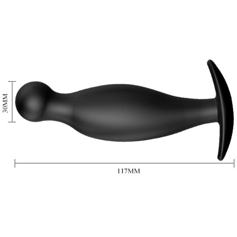 PRETTY LOVE - PLUG ANAL DE SILICONA 11.7 CM NEGRO