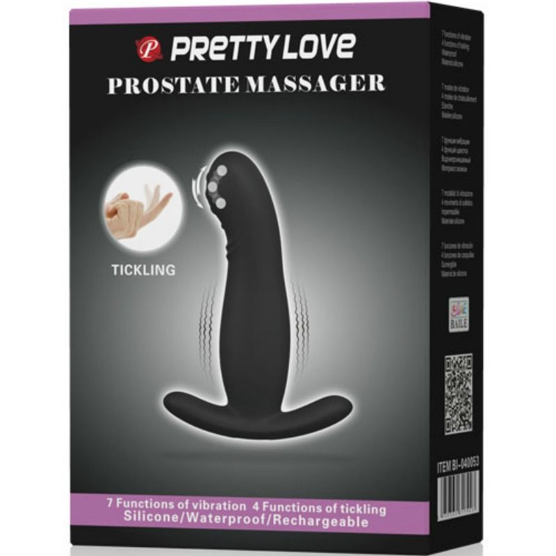PRETTY LOVE - MASSAGEADOR DE PRÓSTATA COM VIBRAÇÃO - Sex Shop Sexy