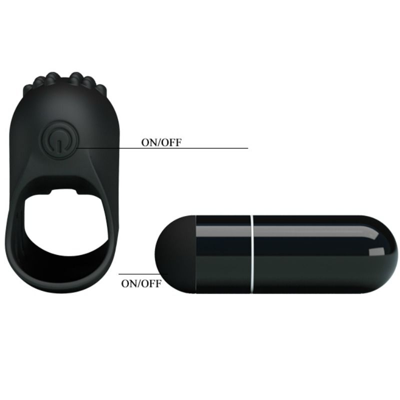 BONITO AMOR - DEDAL DE VIBRAO PRETO STEWARD