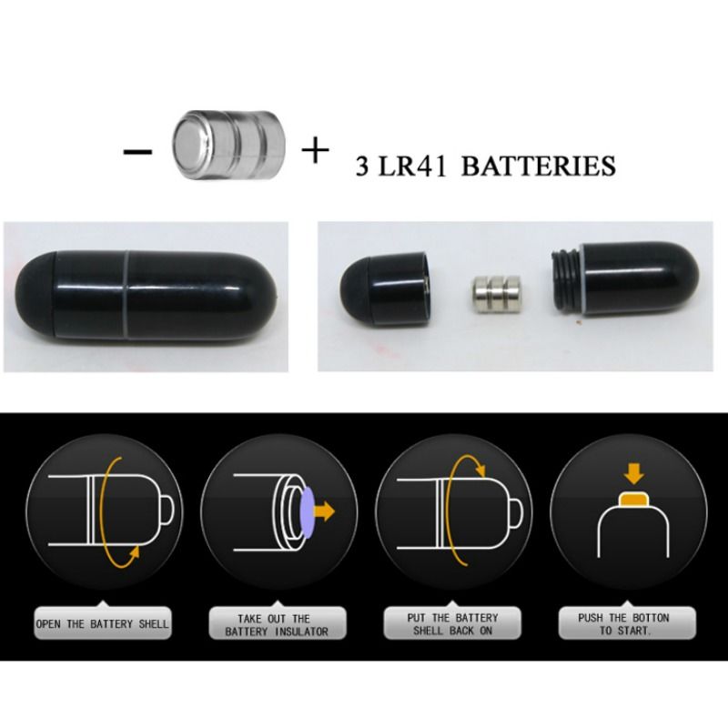 BONITO AMOR - DEDAL DE VIBRAO PRETO STEWARD