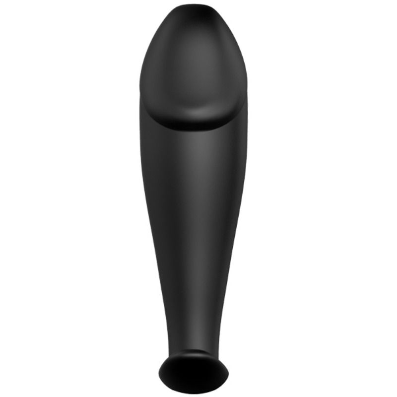 PRETTY LOVE - PLUG ANAL EM SILICONE FORMATO PÊNIS COM 12 MODOS DE VIBRAÇÃO PRETO - Sex Shop Sexy