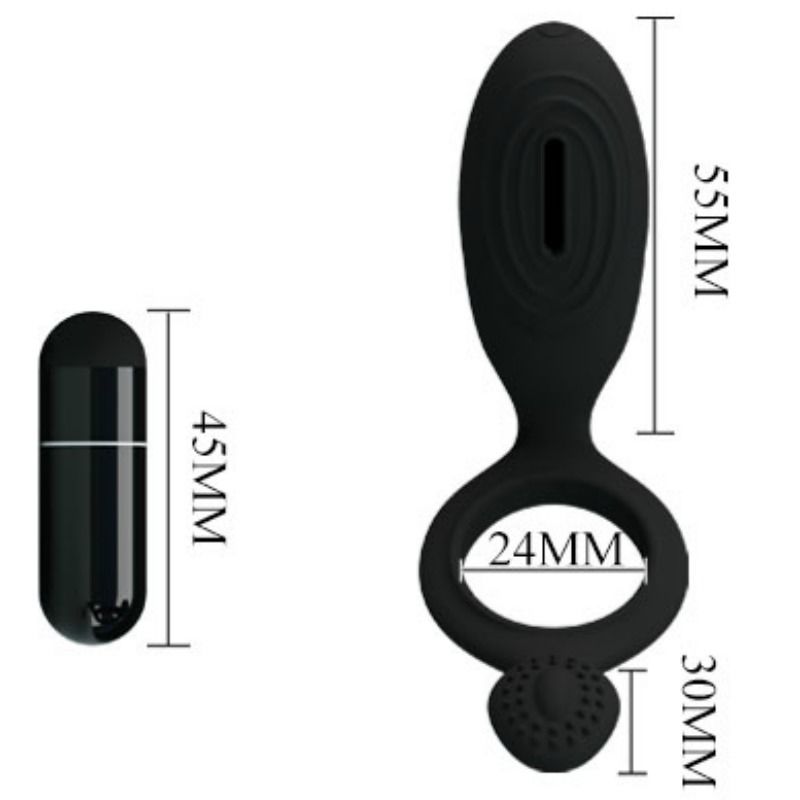 PRETTY LOVE - ETHEL ANEL VIBRADOR COM ESTIMULADOR - Sex Shop Sexy
