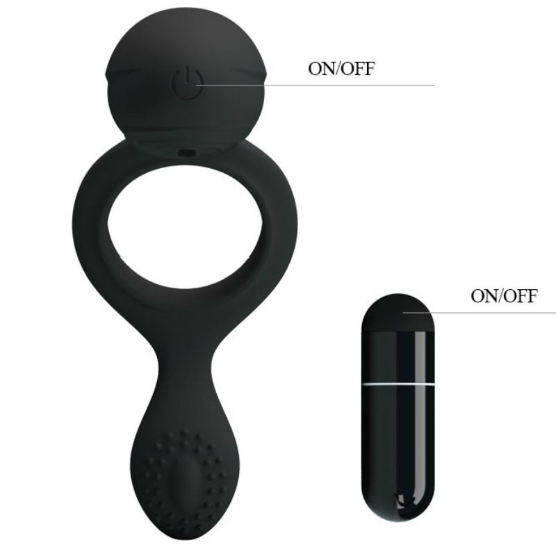 PRETTY LOVE - ETHEL ANEL VIBRADOR COM ESTIMULADOR - Sex Shop Sexy