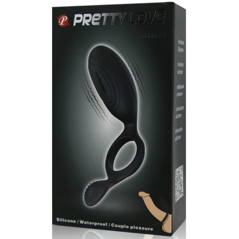 PRETTY LOVE - ETHEL ANEL VIBRADOR COM ESTIMULADOR - Sex Shop Sexy