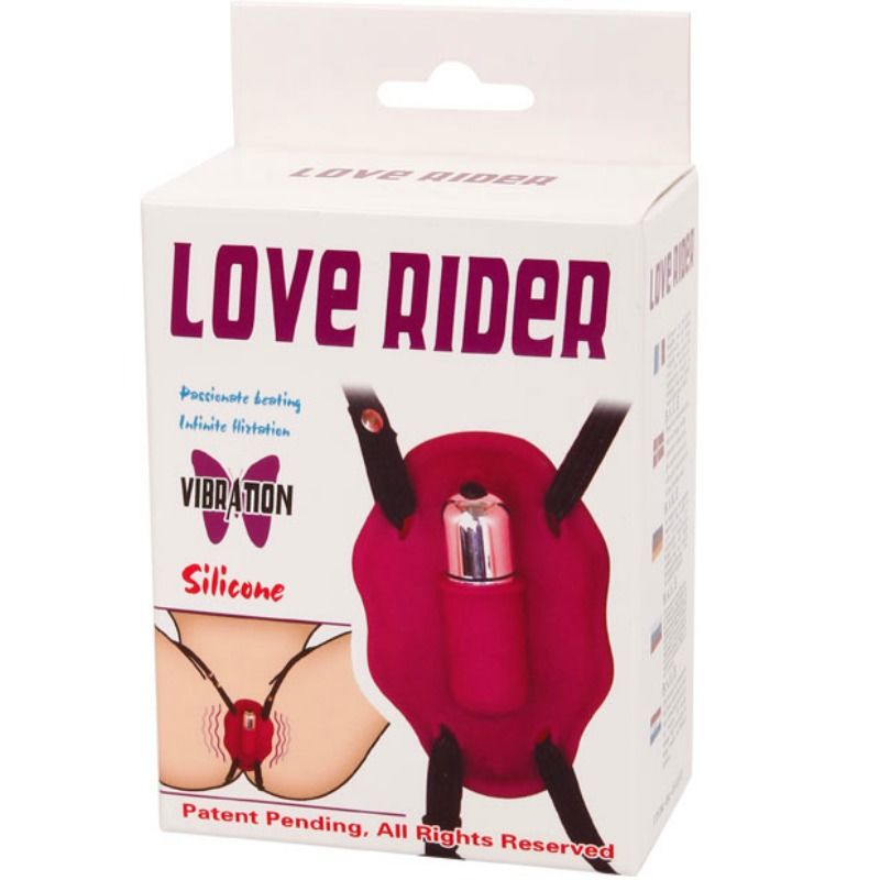 BAILE - ARNÊS LOVE RIDER COM VIBRAÇÃO - Sex Shop Sexy