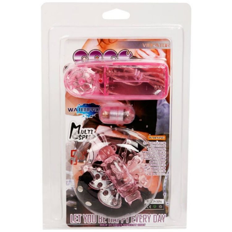 BAILE - ARNÊS COM BORBOLETA VIBRADORA MULTIVELOCIDADE - Sex Shop Sexy